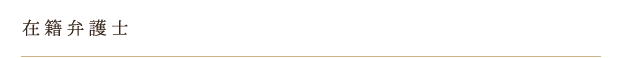 在籍弁護士